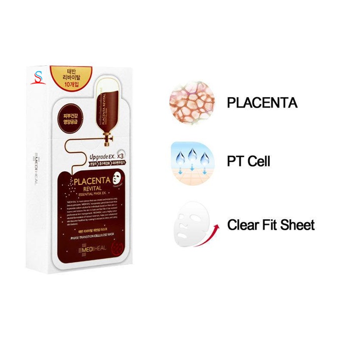 Mặt Nạ Nhau Thai Cừu Mediheal Placenta 2