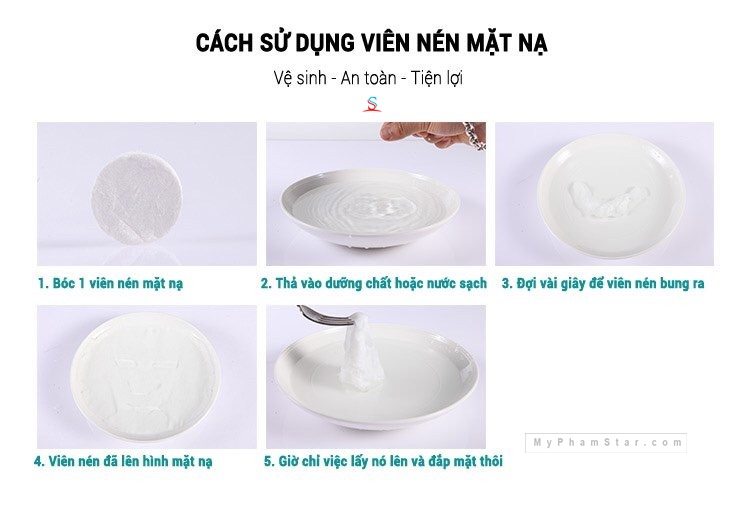 MẶT NẠ DẠNG VIÊN NÉN MINISO JAPAN-100 viên 4