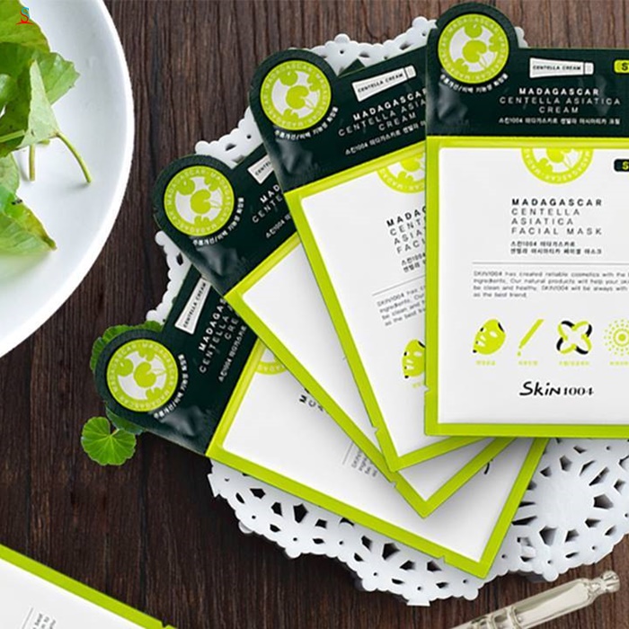 Mặt nạ tinh chất rau má Madagascar Centella Asiatica Skin1004 2