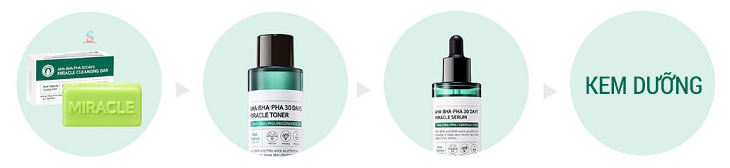  Bộ Kit Trị Mụn Some By Mi AHA- BHA-PHA 30 Days Miracle Set 2