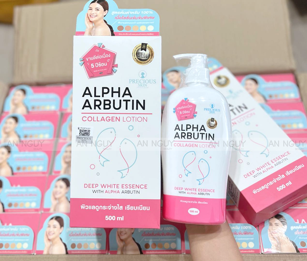 Sữa Dưỡng Trắng Body Alpha Arbutin Collagen Lotion 500ml
