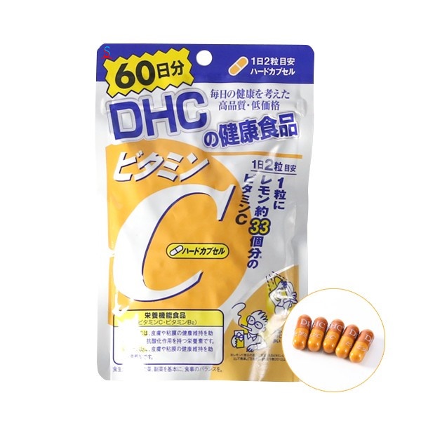 Viên uống trắng da DHC bổ sung Vitamin C 120 viên 1