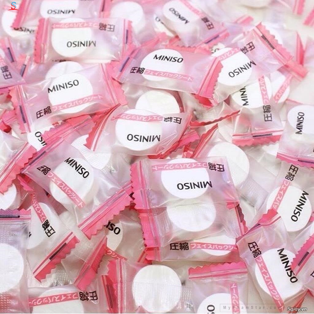 MẶT NẠ DẠNG VIÊN NÉN MINISO JAPAN-100 viên 2