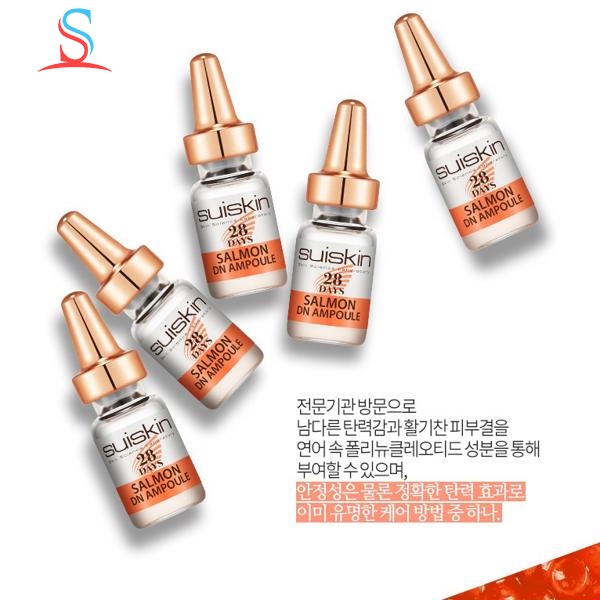 Tinh chất dưỡng da Trứng Cá Hồi Suiskin Salmon DN Ampoule 1