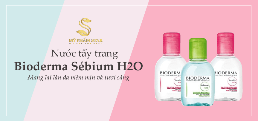 Nước tẩy trang dành cho da dầu và hỗn hợp Bioderma Sébium H2O 100ml