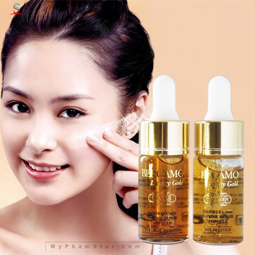 Serum Bergamo Luxury Gold Caviar Vitamin 20 Ống 2