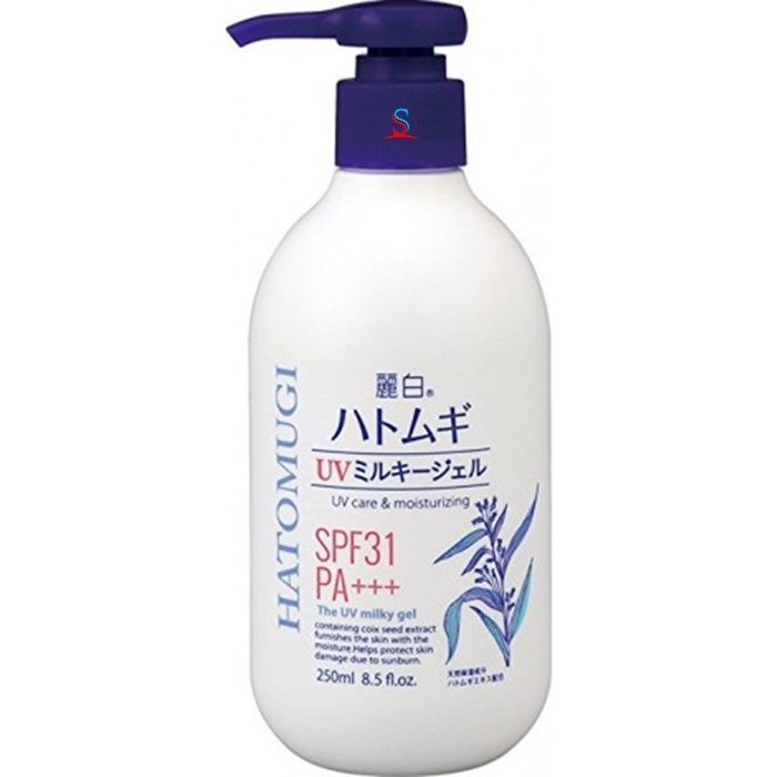 Sữa dưỡng thể chống nắng Hatomugi Nhật Bản 1