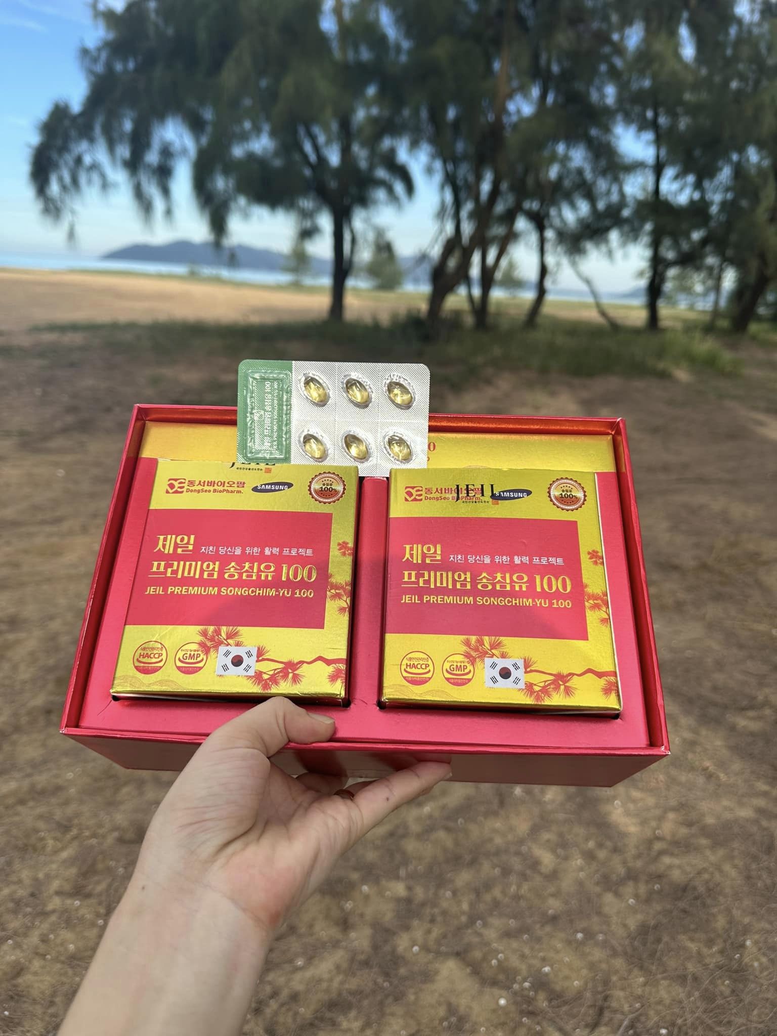 Hộp Tinh Dầu Thông Đỏ Chống Đột Quỵ