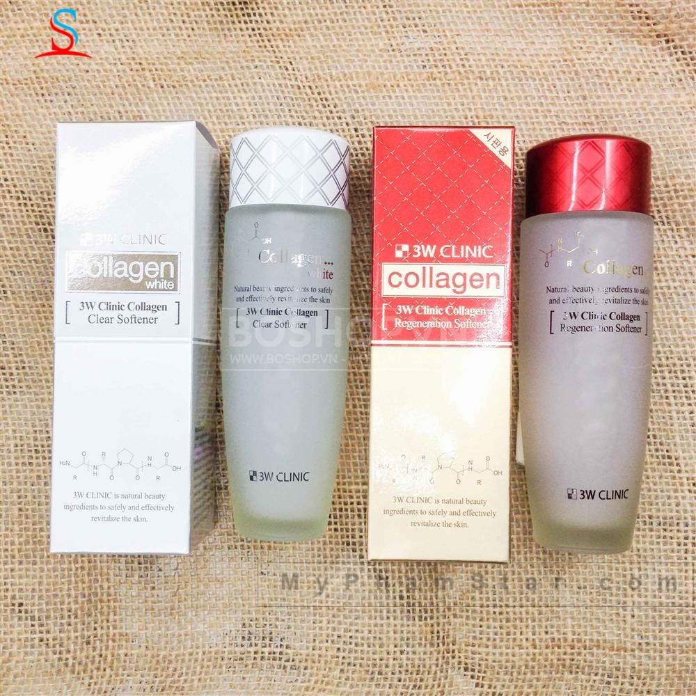 Nước Hoa Hồng 3W Clinic Collagen 1