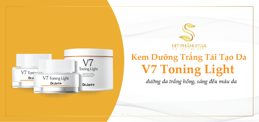 Kem Dưỡng Trắng Tái Tạo Da V7 Toning Light