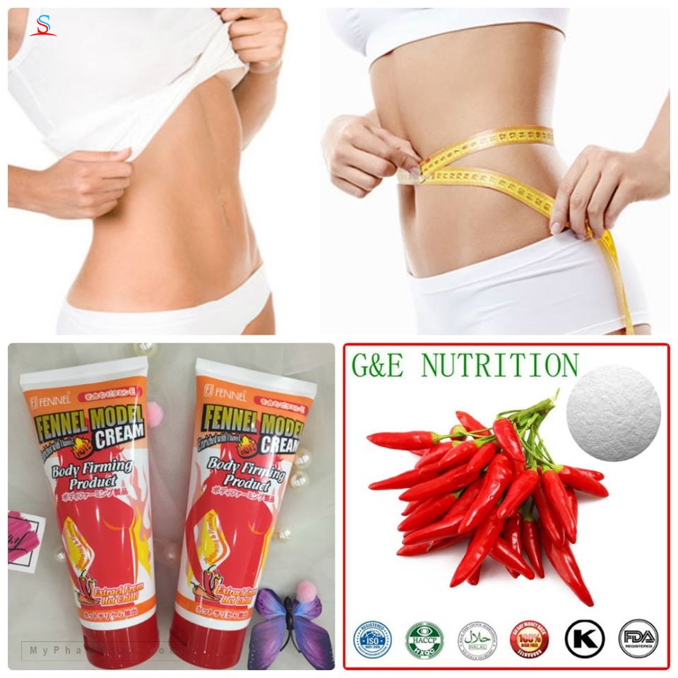 Kem tan mỡ bụng Fennel Model Cream
