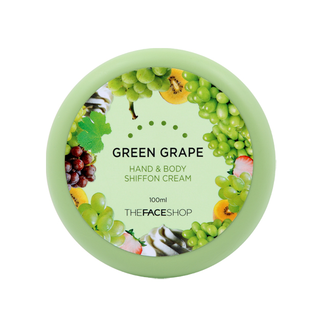 Kem dưỡng thể và tay Hand & Body Shiffon Cream Grape - Nho xanh