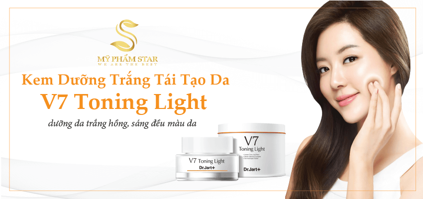 Kem Dưỡng Trắng Tái Tạo Da V7 Toning Light