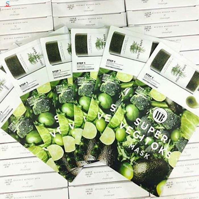Mặt nạ thải độc rau củ quả Super Vegitoks Mask 1