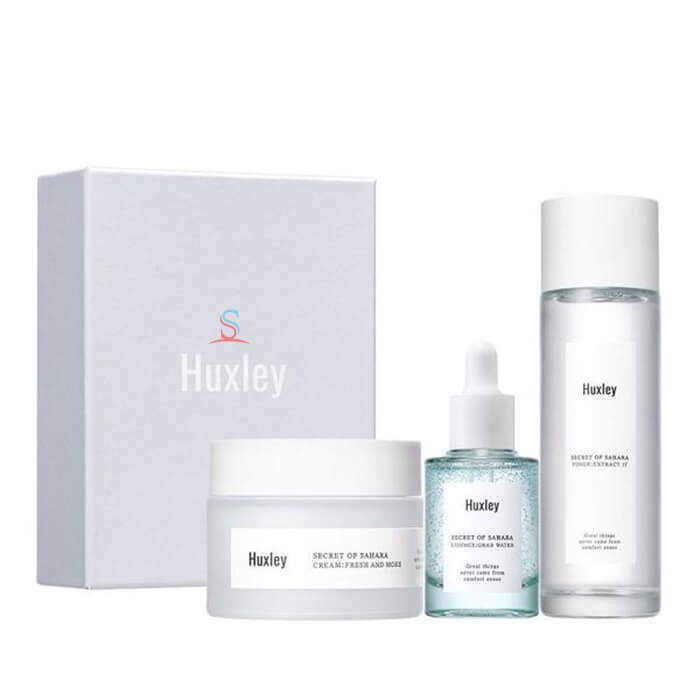 Set Dưỡng Da Cao Cấp Huxley Hydration Trio - MÀU XANH 1