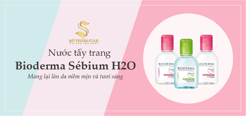 Nước tẩy trang dành cho da dầu và hỗn hợp Bioderma Sébium H2O 100ml