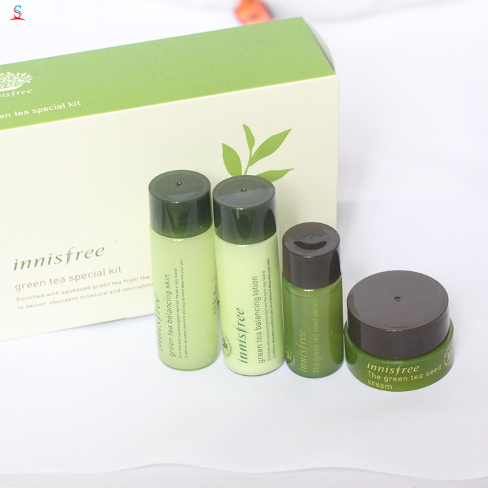 Bộ Kit 4 món dưỡng da Innisfree Green Tea Special Kit 2