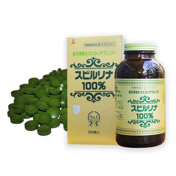 Viên uống tảo xoắn Spirulina Nhật 2