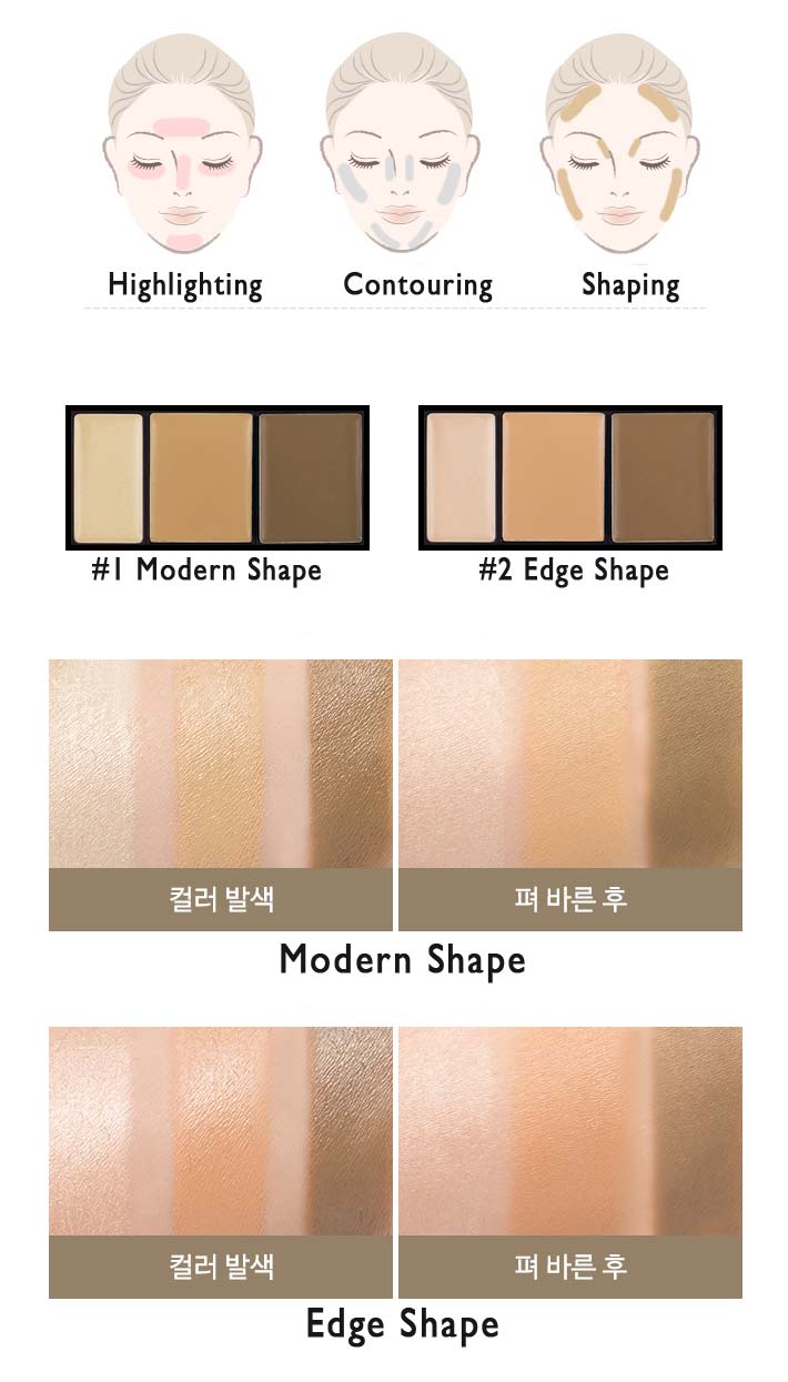Tạo khối dạng kem A’pieu Small Face Shading Kit 3