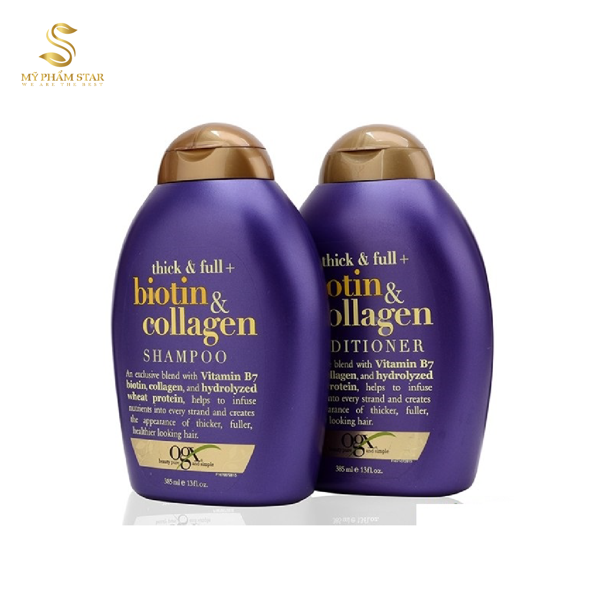 Dầu gội - xả kích thích mọc tóc Biotin & Collagen của Mỹ