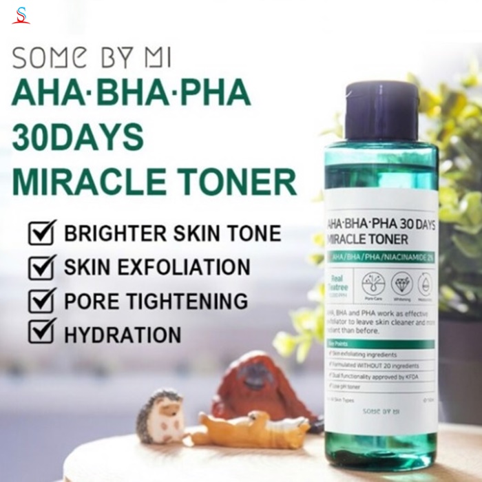 nước hoa hồng trị mụn Some By Mi AHA BHA PHA 2