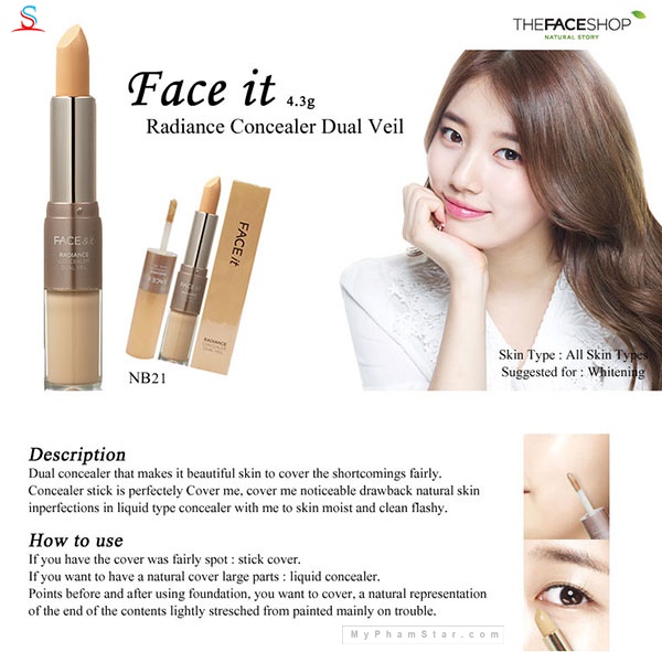 Son che khuyết điểm 2 đầu Face It 5