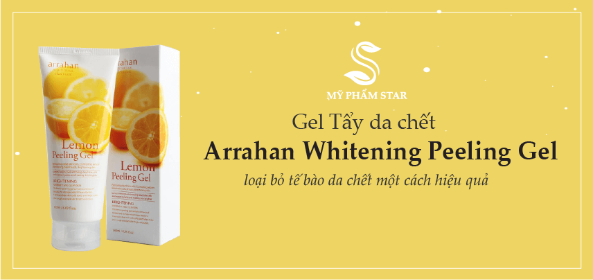 Gel Tẩy da chết hoa quả làm trắng da – Arrahan Whitening Peeling Gel