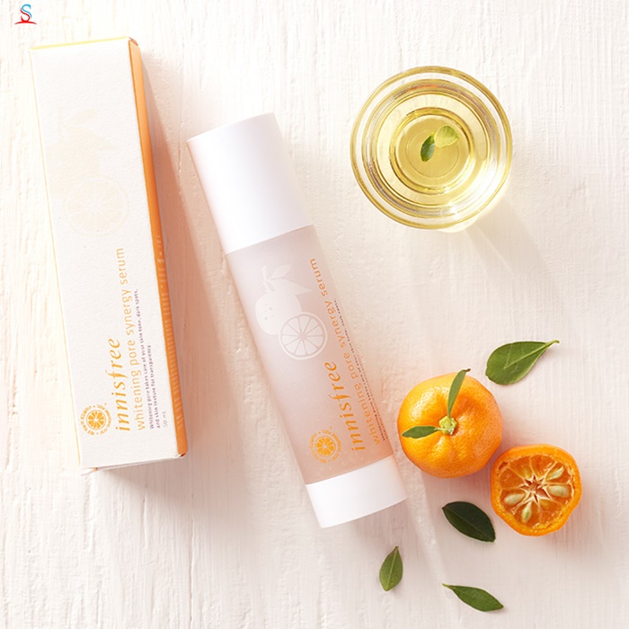 Tinh chất dưỡng trắng da Innisfree Whitening Pore Synergy Serum 1