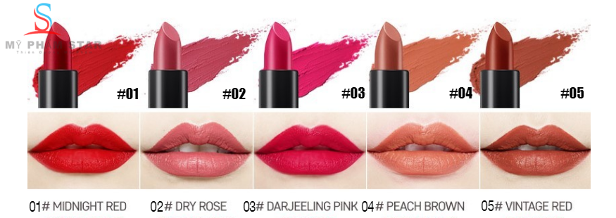 Son thỏi siêu lì G9SKIN FIRST LIPSTICK 2