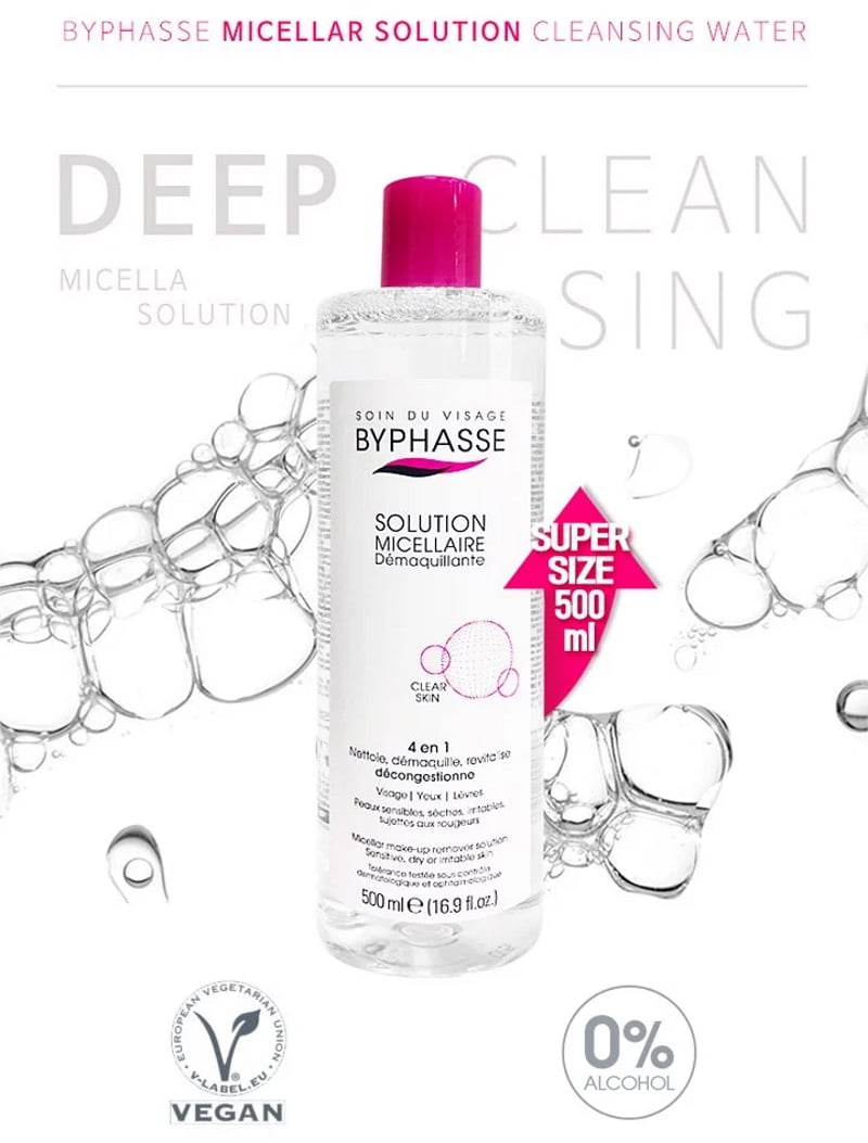 Nước Tẩy Trang Dành Cho Mọi Loại Da Byphasse Solution Micellaire