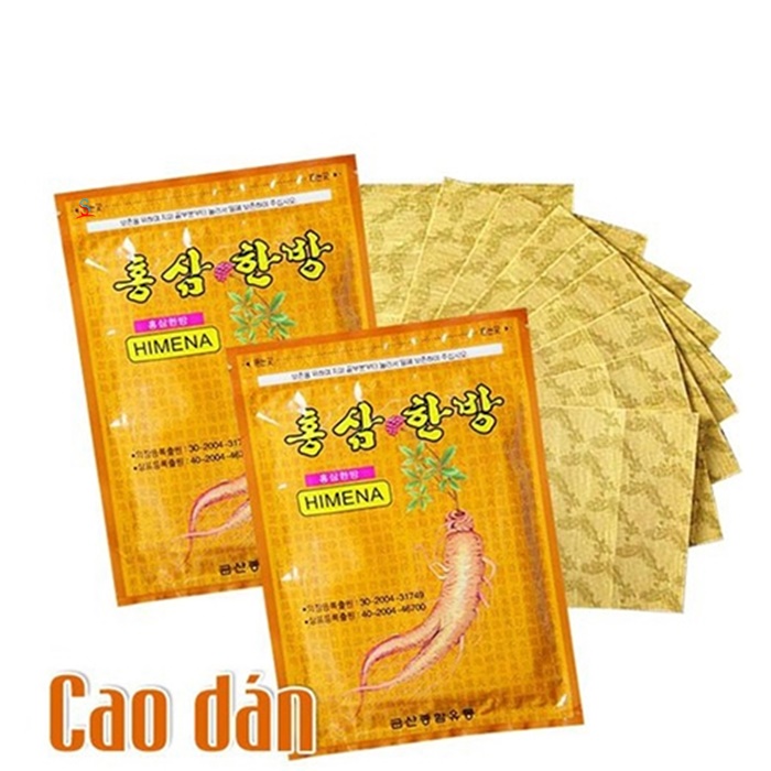 Cao dán hồng sâm Himena 1