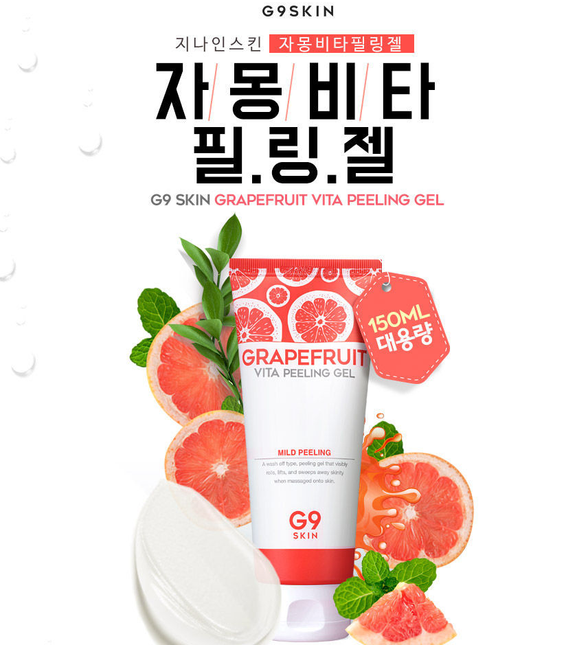 Gel tẩy tế bào chết G9SKIN Grapefruit Vita Peeling Gel 1