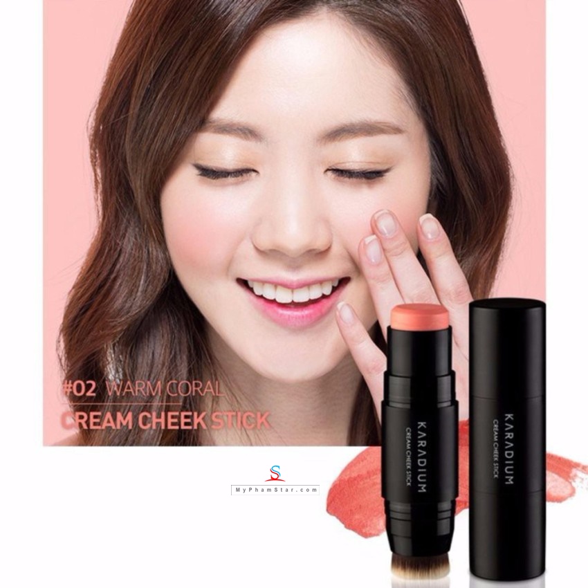 Phấn má hồng dạng thỏi Karadium Cream Cheek Stick 4