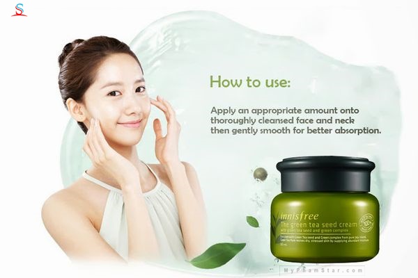 Kem dưỡng da The Green Tea Seed Cream Innisfree 3