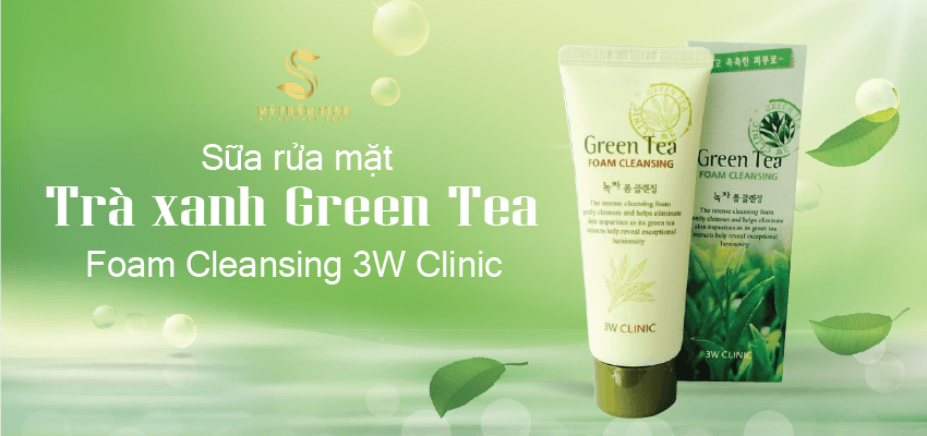 Sữa Rửa Mặt Trà Xanh Green Tea 3W Clinic