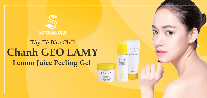 Tẩy Tế Bào Chết Chanh GEO LAMY Lemon Juice Peeling Gel