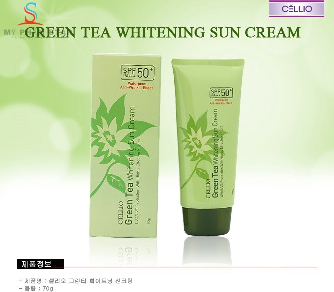 kem chống nắng cellio SPF 50PA+