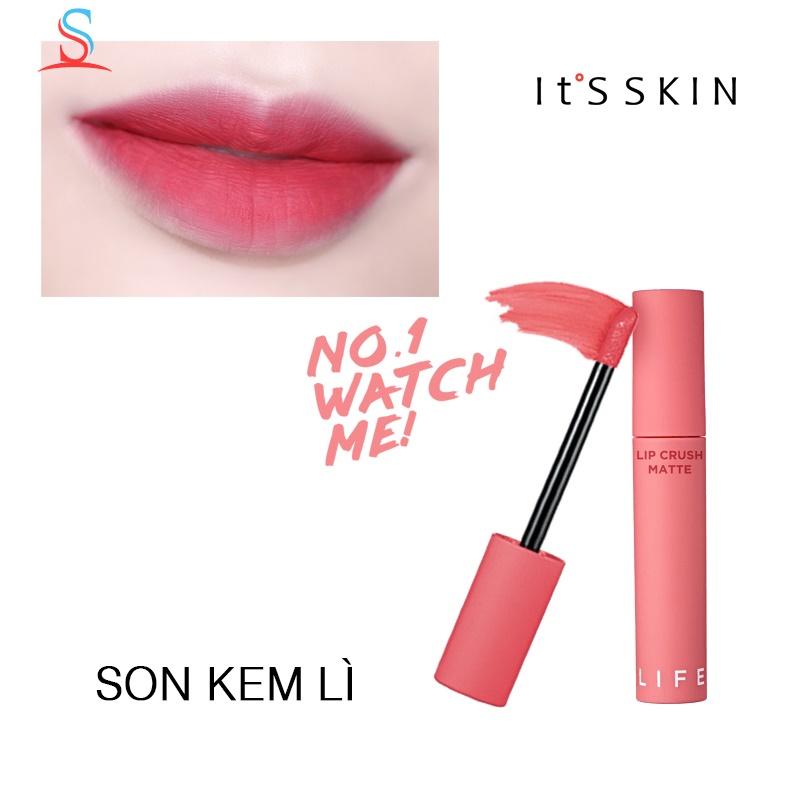 Son Kem Siêu Lì It’s Skin Lip Crush Matte Life Color