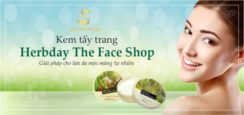 Kem tẩy trang Herbday The Face Shop