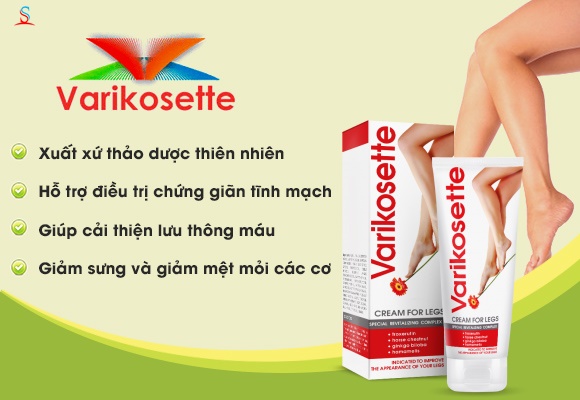Kem Varikosette điều trị giãn tĩnh mạch 1