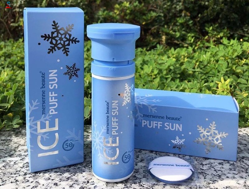 Kem chống nắng Ice Sun Nature Republic - màu Xanh 2
