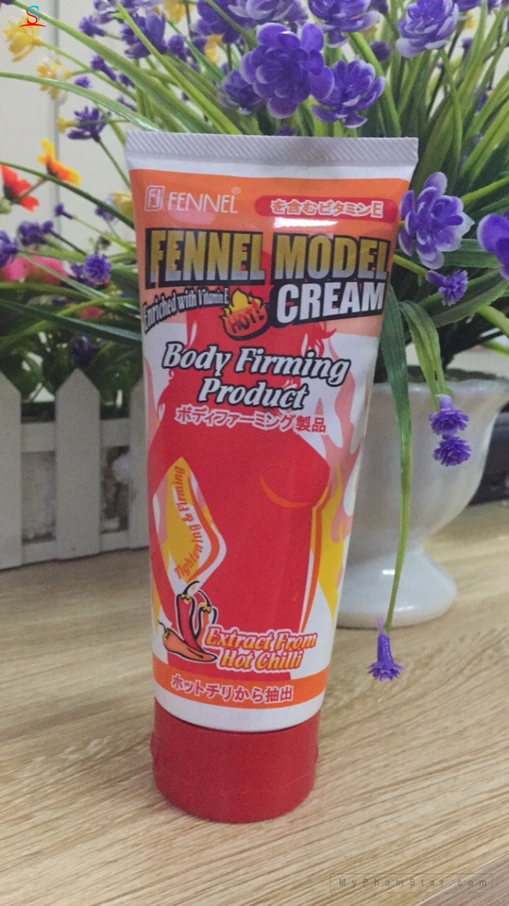 Kem tan mỡ bụng Fennel Model Cream