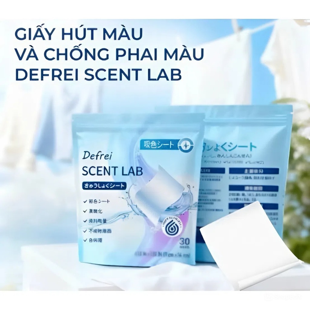 Giấy hút màu và chống phai màu scentlab