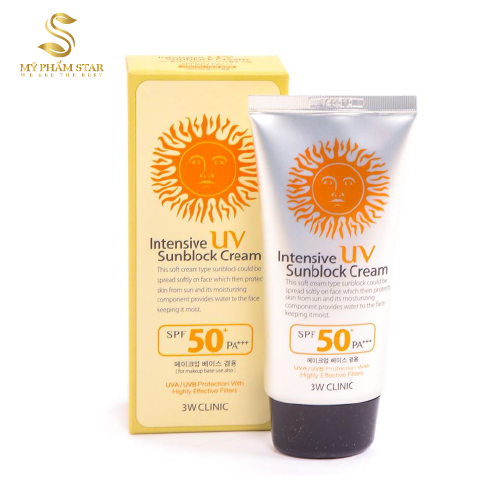Kem Chống Nắng 3W Clinic SPF 50 Pa+++