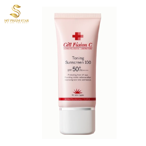 Kem chống nắng Cell Fusion C Toning Sunscreen 100 nâng tông da