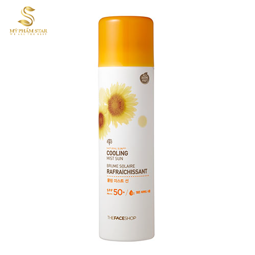 Kem chống nắng dạng xịt Natural Sun eco cooling spray The Face Shop