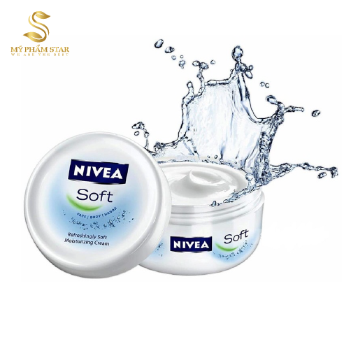 Kem dưỡng ẩm Nivea Soft 200ml (Mặt và Toàn Thân)