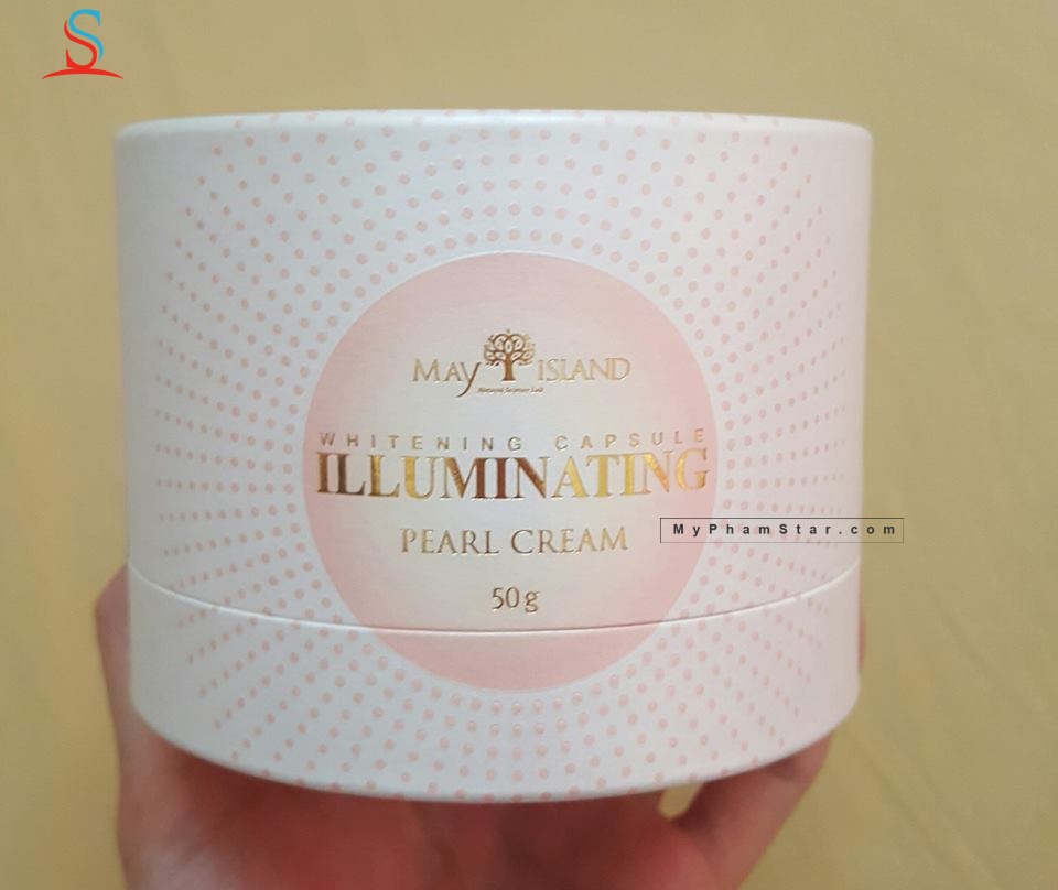 KEM DƯỠNG DA MAY ISLAND WHITENING CAPSULE ILLUMINATING PEARL
