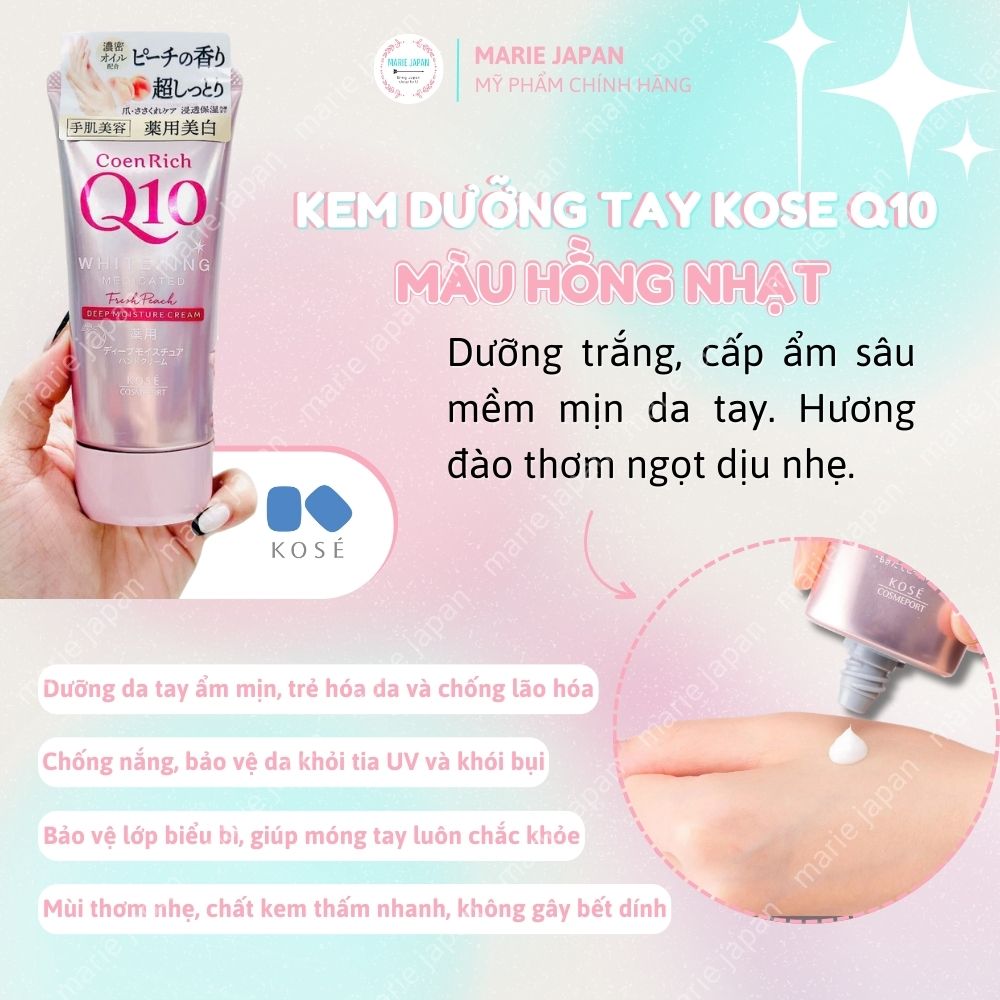 Kem dưỡng tay Q10 - HỒNG NHẠT