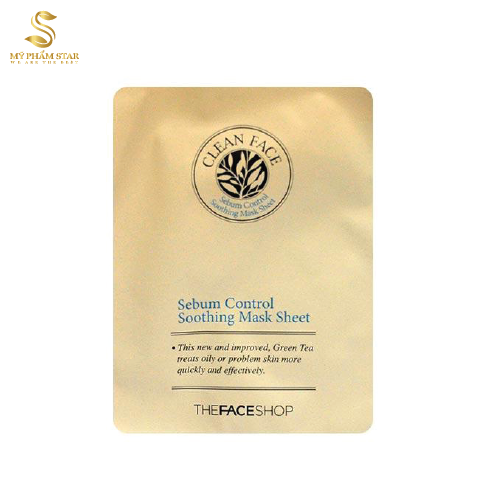 Mặt Nạ Da Dầu Sheet Clean Face - TheFaceShop
